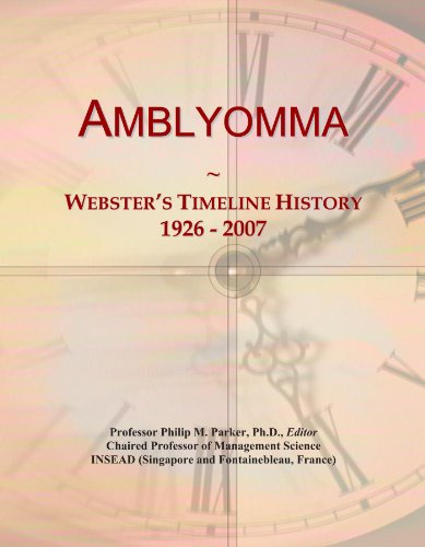 Amblyomma: Webster's Timeline History, 1926 - 2007