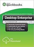 QuickBooks Desktop Enterprise Platinum 2019, 5 User, 1 Year Subscription [PC Download][Old Version]