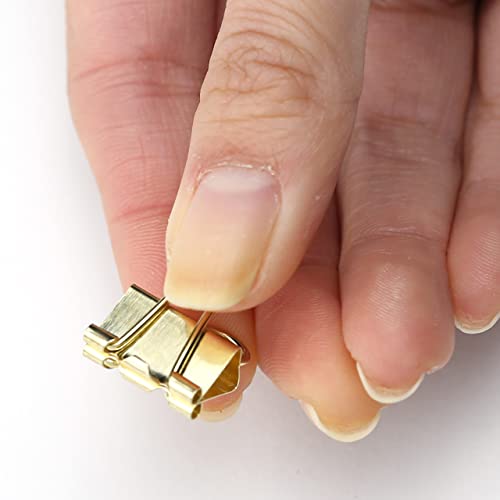 Officemate Binder clip, oro, misure assortite, 30