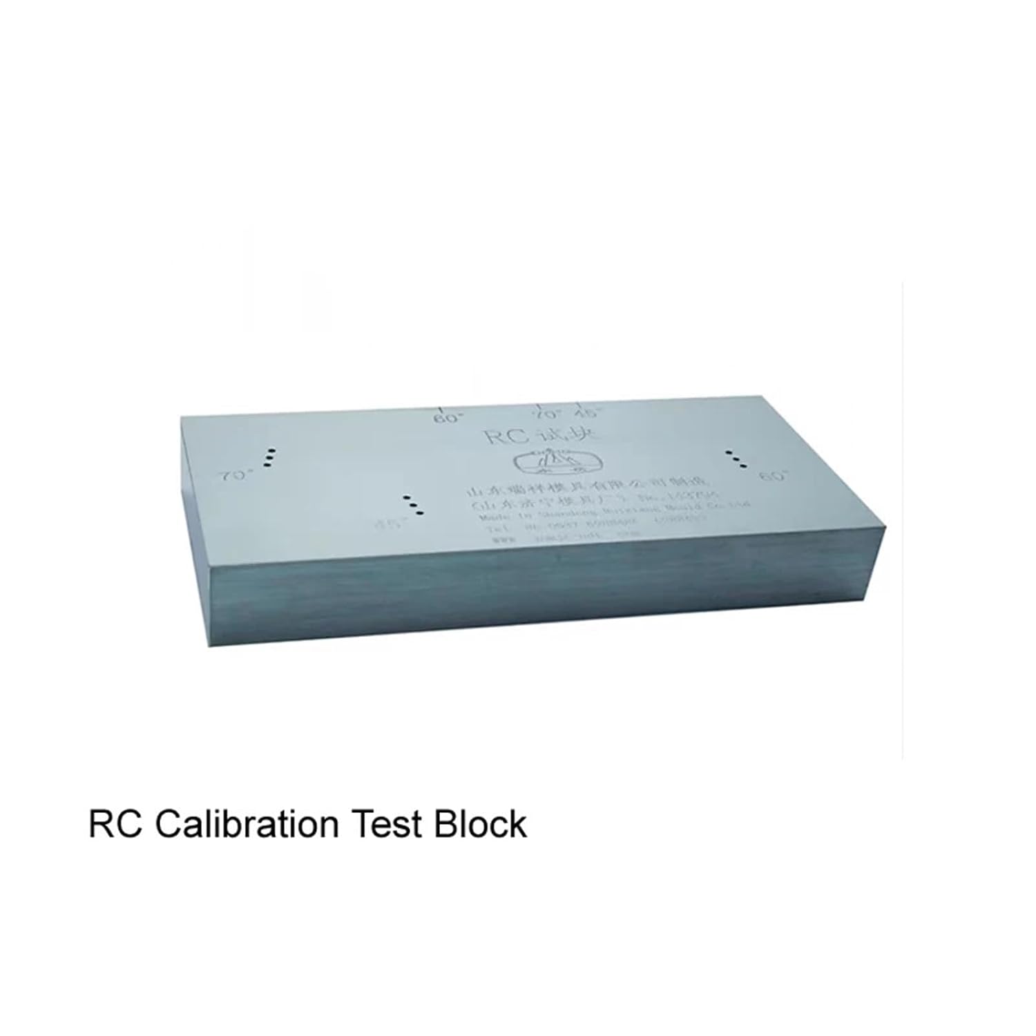 RC Calibration Test Block for Ultrasonic NDT