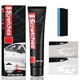 VETIXLO Quita Arañazos Coche, 100 ml Reparador Arañazos Coche con Esponja, Pulimento Coche Arañazos, Scratch Remover Car, Car Scratch Repair, Car Scratch Remover para Arañazos Coche y Carrocería