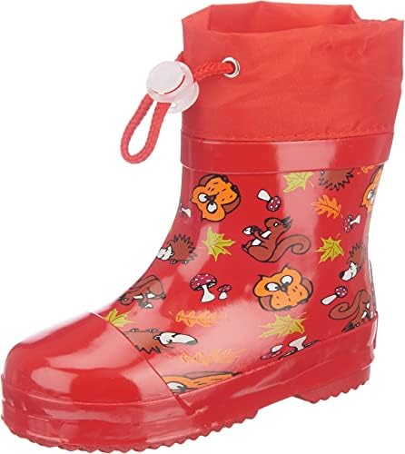 Playshoes Krótkie buty leśne pokryte gumą naturalną, Unisex-dzieci i chłopców