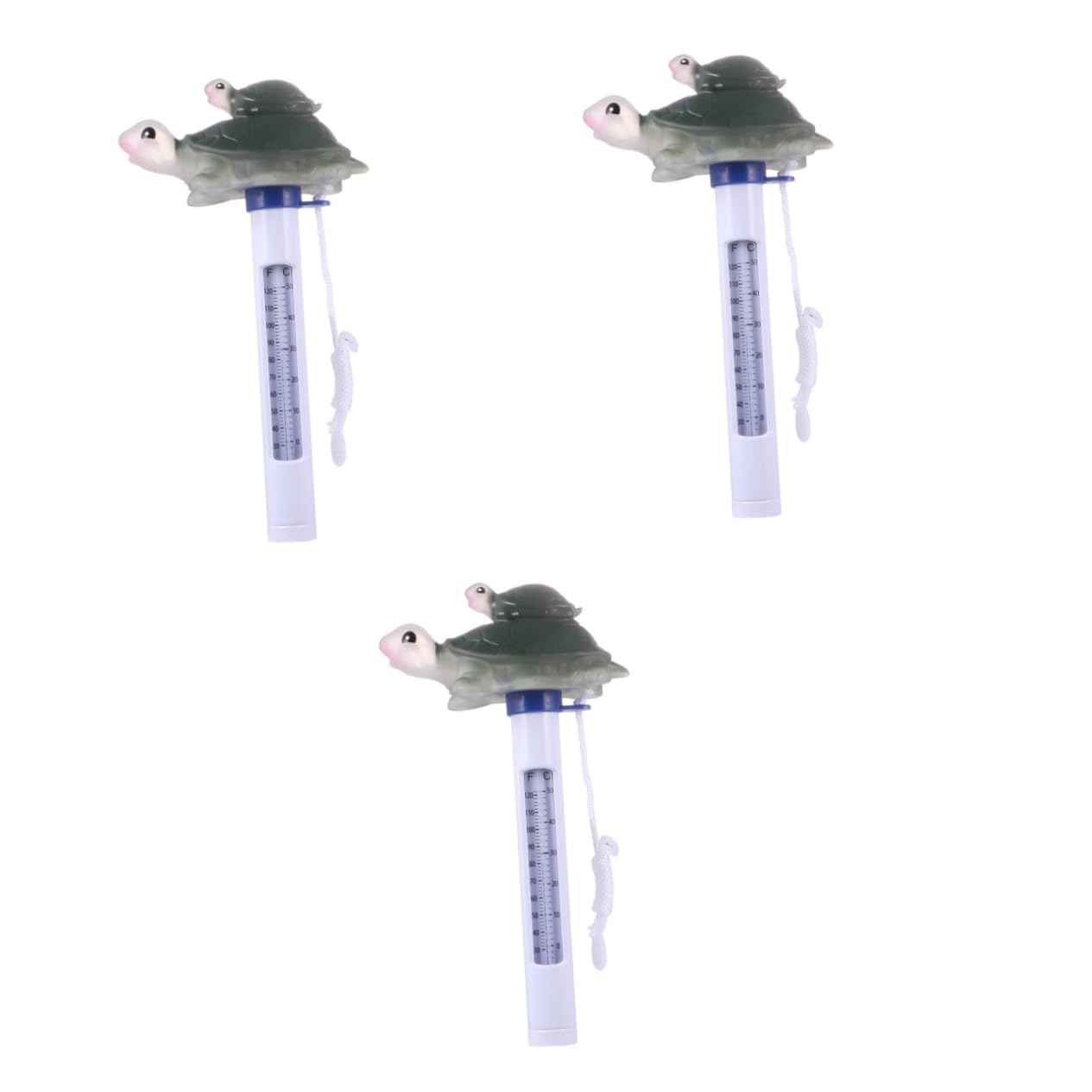 HANABASS 3pezzi Termometro Galleggiante Per Piscina Forma Di Monitor Di Temperatura Per Vaschetta Da Bagno e Spa Resistente e Sicuro Design Divertente Per Misura