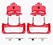 Power Stop S4836 Rear Pair Red Powder Coated Calipers for 2007-2009 Chrysler Aspen | 2003-2009 Dodge Durango | 2002-2018 Ram 1500 [Application Specific] | 2019-2021 Ram 1500 Classic
