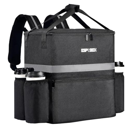 ESPXBOX Food Delivery Backpack with 4 Cup Holders