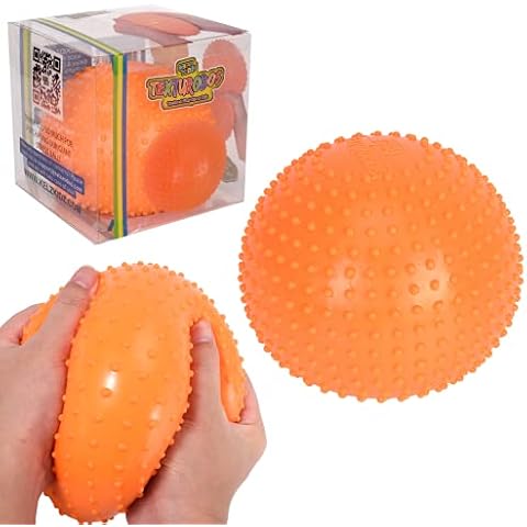 Giant Satisfying and Fun Jumbo Squishy Stress Ball for Kids and Adults with Therapy and Sensory Needs (Bumpy Texture) Cover