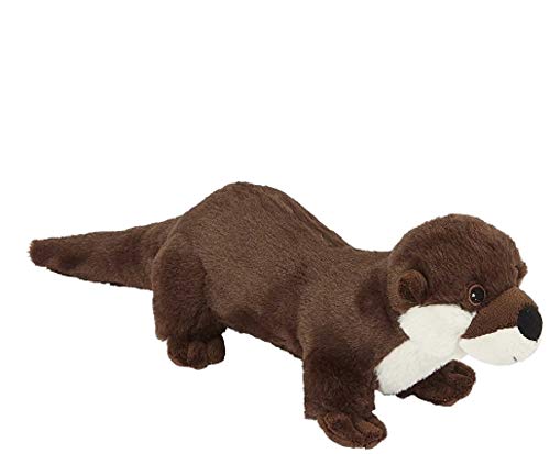 Peluche loutre debout Ravensden en tissu recyclé pour un doudou écoresponsable