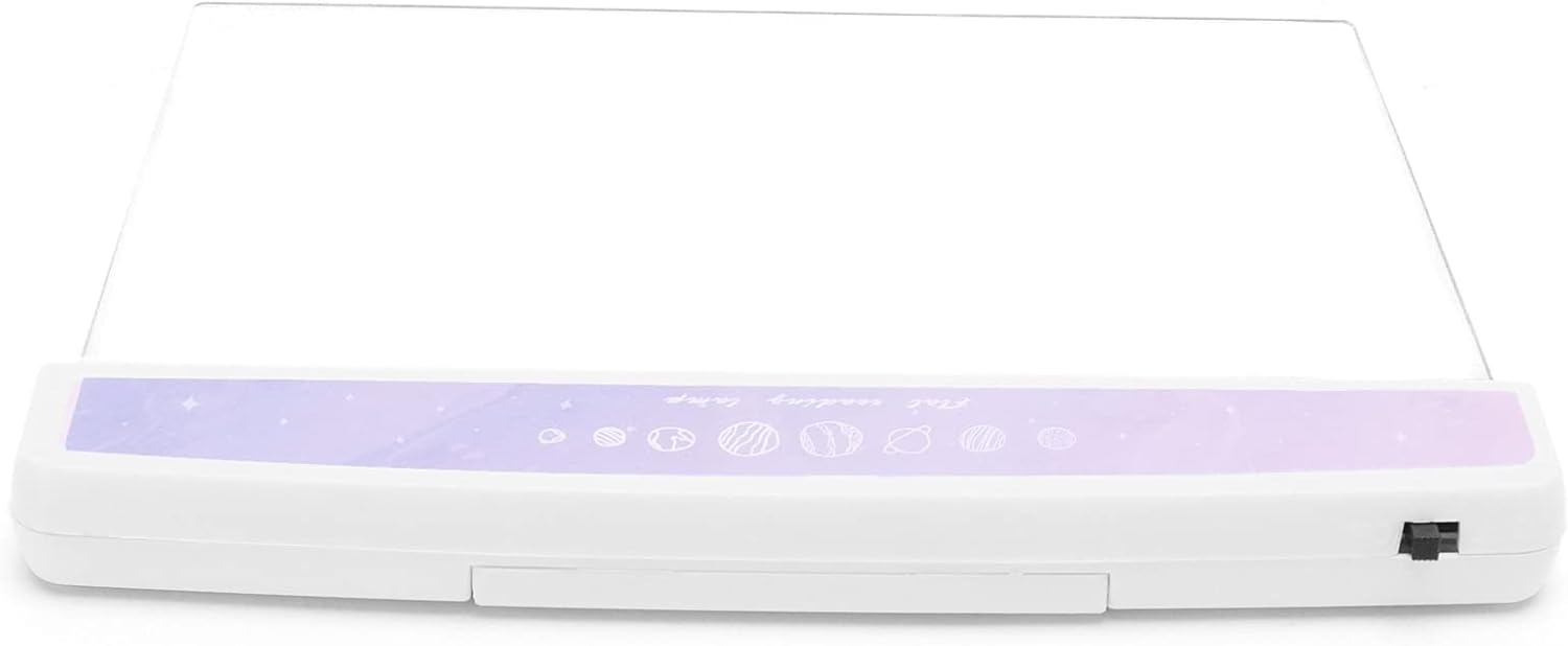 LED Flat Panel Reading Light Bed Night Reading Page Light Star Sticker Pattern Board Home Study Light Eye Protection Reading Light Student Book Light (2# Style)