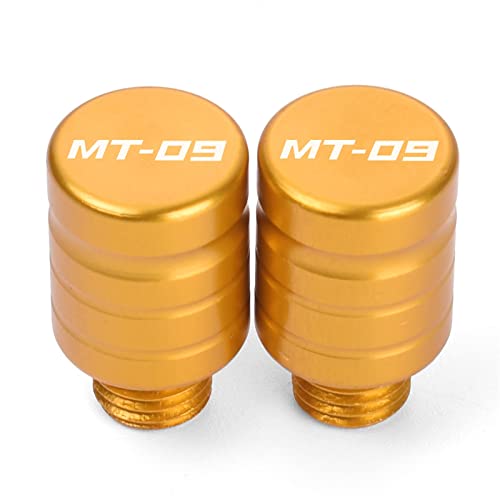 �l�W���i 10MM×1.25 M8 �I�[�g�o�C CNC �A���~�j�E�� �~���[ �z�[�� �X�N�����[ �v���O �L���b�v �ɓK�����郄�}�n MT-09 FZ09 2017-2021 2018 2019 2020(Golden 10mm)