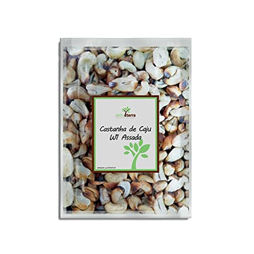 Castanha de Caju W1 Assada Inteira 1Kg Della Terra