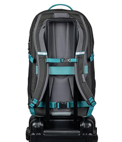 Image of JanSport 34L All Around Pack - 15 inch Laptop Sleeve, Smokey Grit | Versatile Rucksack w /Hydration Sleeve, Reflective Accents & Safety Whistle