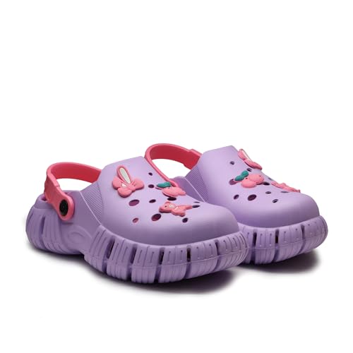 Image of ASIAN INDIGO-10 Stylish Women Clogs | Ultra-Light, Breathable & Comfortable Slip-Ons with Cute 3D Stickers