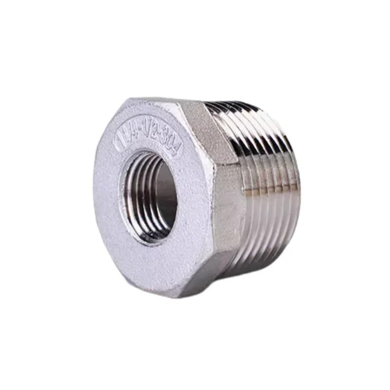 Joint réducteur BSP 304 acier inoxydable 1 1/2 mâle 1 1/4 femelle haute pression