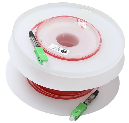 Cable de fibra óptica SC/APC con adhesivo integrado de 30m para internet estable