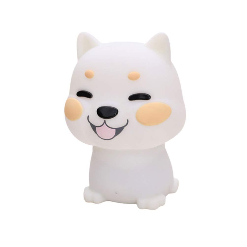 Veilleuse pour enfants rechargeable USB avec lampe de table LED chiot