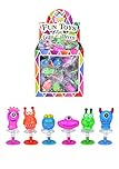 Henbrandt 6 x Monster Jump Ups Pop Up Monsters Kids Party Bag Loot Fillers Classroom Rewards Lucky Dip Prizes Party Favours for Boys and Girls