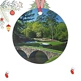 Tgiakisz Augusta National Christmas Tree Ornament, Golf Gift, The Masters Ornament, 2.76X2.76In