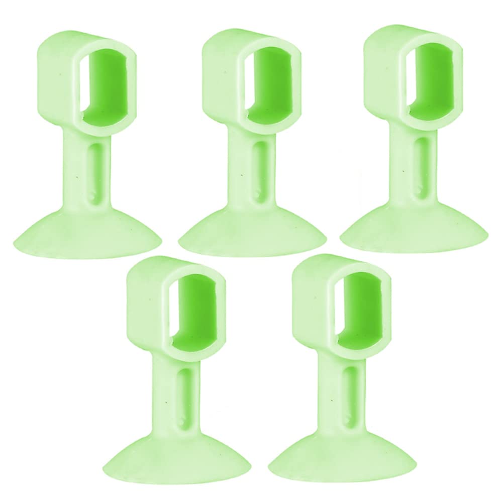 Nvsfzgiyg Vert Door Wedge Stoppe, Stops, Stoppers,Silicone Handle Bumper Mute Stop Wall Protection Bathroom And Toilet Stopper, 5Pcs-Pink(Vert)