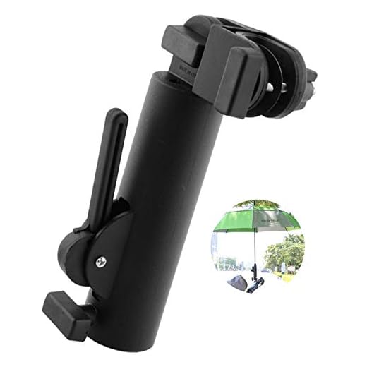 Carrito de Golf con Soporte para Paraguas Soporte para Paraguas con Carrito de Golf Paragüero de Carrito de Golf para Carrito de Golf, Silla de Ruedas, Andador, Cochecito, Negro
