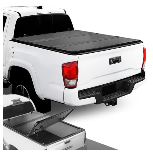 DNA Motoring TTC-HARD-060 Truck Bed Top Hard Solid Tri-Fold Tonneau Cover