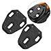 Estink Shoe Cleat Cover, 1 Pair Black Nylon Quick Release Cycling Shoes Cleat Cover Adapter Converter Replacement Cleats Cycling Accessory Fit for Zero (A)