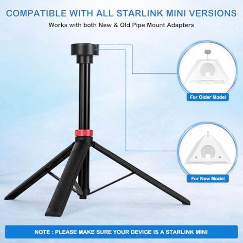 Portable Starlink Mini Tripod Stand, 0.72 lb Lightweight Ground Mount Alternate view