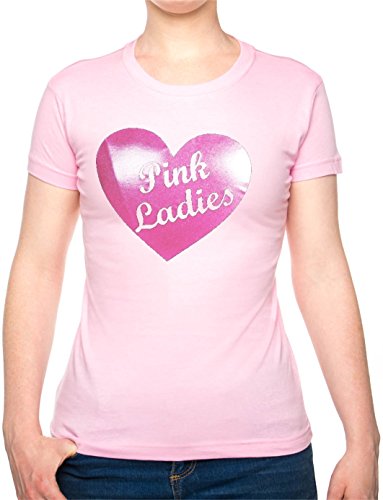 Pink Ladies/Grease~Adult/Ladies T-Shirt in Pink Glitter~ 6 Colours! Unisex XX-Large Pink