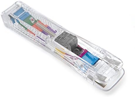 Rapesco Supaclip #40 Dispenser with 25 Multicoloured Refill Clips (RC4025MC)