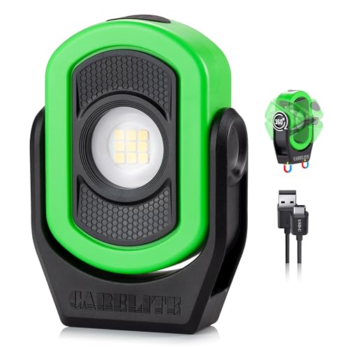 CARELITE Magnetic Work Light – 780 Lumen Compact Pocket Light, Rechargeable 3000mAh, 360° Pivot,...