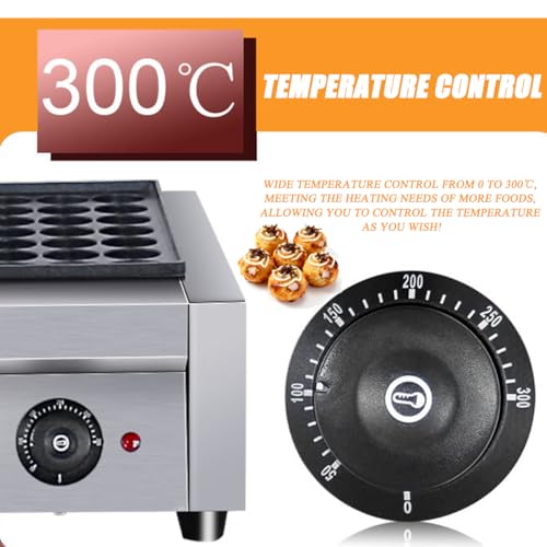 Commerciale Takoyaki Maker 28/56 Fori, 2KW non-Stick Grill elettrico con corpo in acciaio inossidabile, controllo delle tempeste regolabili per risultati rapidi croccanti nei ristoranti o nelle cucine