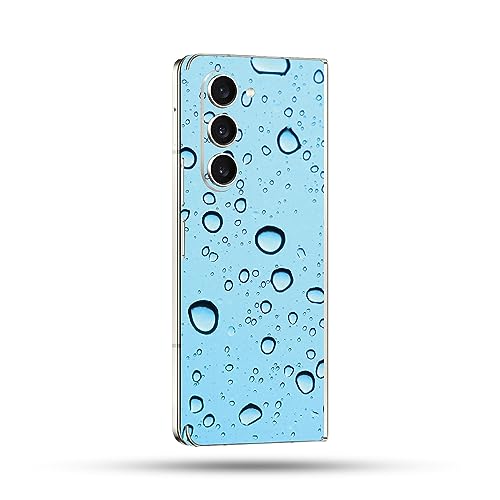 Image of MightySkins Skin Compatible with Samsung Galaxy Z Fold 5 Full Wrap - Rainy Day | Protective, Durable, and Unique Vinyl Decal wrap Cover | Easy to Apply, Remove, and Change Styles | Made in The USA