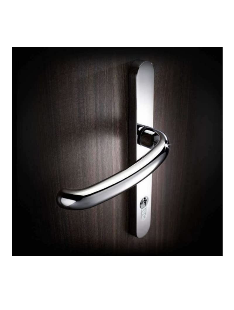 Avocet Polished Chrome Dda Long Lever Door Handles 215Mm Screw Fix 92Pz Chrome