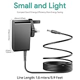 HKY 12V DC 1.5A 2A UK Mains Switching Adaptor Charger for Pure Evoke-1 1XT Evoke 2-XT 2XT Evoke-3 H4 H6 D6 D640BT Portable FM DAB Digital Radio Roberts Stream 93i 83i 94i 94L Power Cord Lead Adapter - Image 5