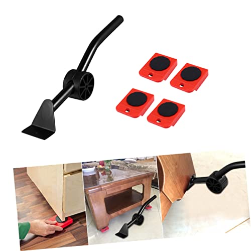 Kit para mover muebles pesados Cabilock con ruedas giratorias para suelos de madera 7