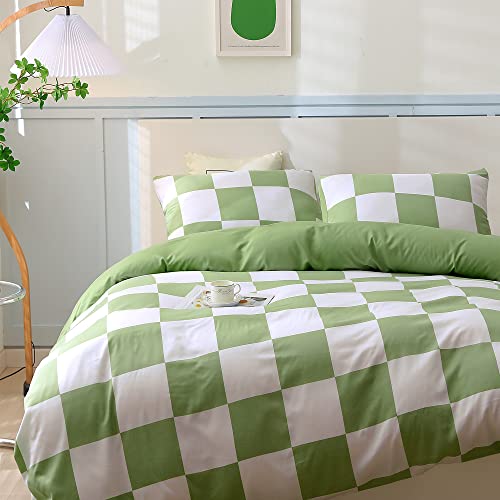 Naturefield Bamboo Duvet Cover King, Cooling And Breathable Duvet Cover Size 3 Piece Set, Ultra Soft And Comfortable Cover Covers With Corner Ties And Button Closure, Green #TOP10
