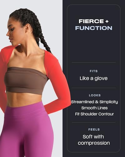 Image of Aoxjox Women's Lexi Lined Bolero Shrug | workout long sleeve,waist-defining cropped fit,open front cardigan,buttery soft fabric,layering,yoga,gym,daily wear