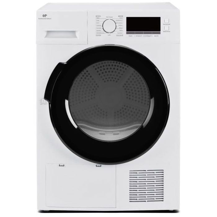 CONTINENTAL EDISON CESL8PCWD - Asciugatrice a pompa di calore, 8 kg, 60 cm, classe D, colore: Bianco
