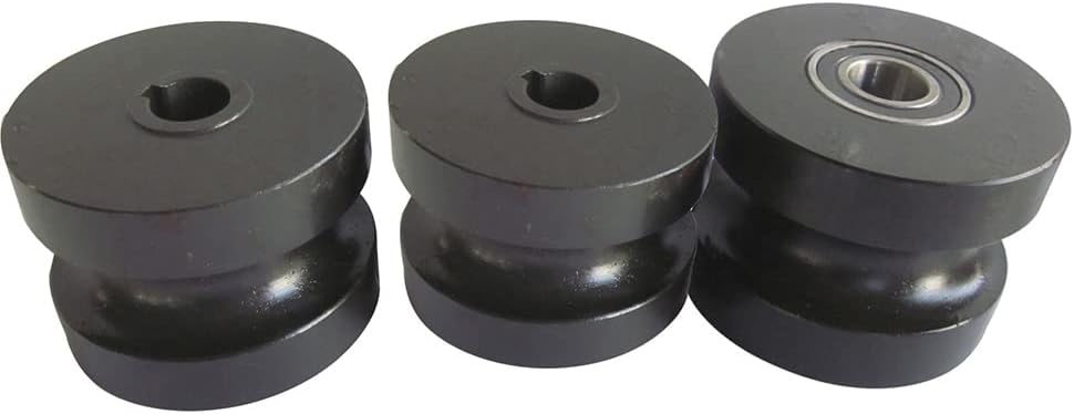 KAKA INDUSTRIAL Pipe Rollers for TR-50L, Round Pipe Roller Dies, Compatible With Tube Roller TR-50L (1''Pipe(1.315''OD) Rollers for TR-50L)