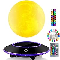 Maanlamp, met 3d-print, bal, 15 cm doorsnee, met afstandsbediening