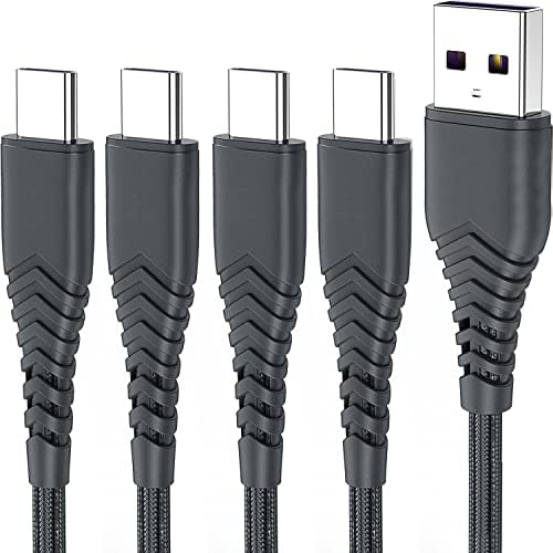 USB Type C Cable Fast Charging 1ft 3ft 6ft 10ft Charger Cord for Samsung Galaxy A53 A14 5G A52 A42 A13 A32 A12 S22/S21 Plus Ultra FE,Tab S7/S7+ S6,A7 10.4/A7 Lite 8.7,Tab A 8.4 2020,3A Phone Charge
