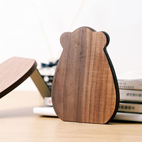 Sujetalibros bookshelf organizador creativo contra la caída de libros escolares 6