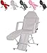 POLIRONESHOP GIOVE lettino poltrona sedia fisso per massaggi estetista estetica multifunzione tattoo tatuaggi fisioterapia lettini da massaggio estetiste ceretta cerette fisioterapista ricostruzione unghie nail art manicure e pedicure economico economici professionale letto (Bianco)