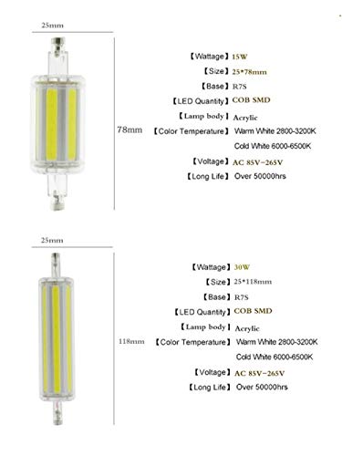 Lampadine R34S 3Pcs Super Bright Dimmerabile Cob