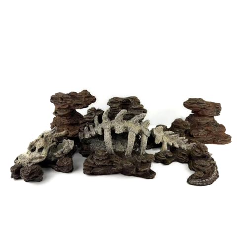Fish Tank Decor Rocks.Aquarium Decoration Model.Easy Superior Aquascape (Wilderness Keel)