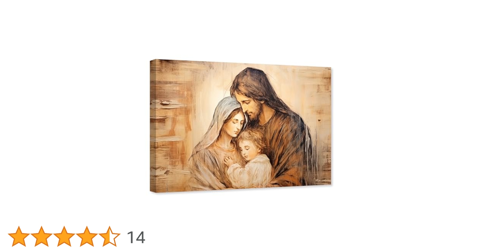 聖母子像 ロマン主義 油彩画　絶版ポスター　B2サイズ　マリア様　イエスキリスト The Virgin and Child with Angels (聖母子 with 天使)。 イエス