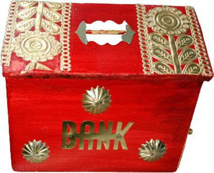 Ruby Perl Beautiful Money Bank for Kids with 2 Keys and Lock Coin Bank (Red)_BZ_redbankrubyy (B0D41RJXH5) Amazon Price History, Amazon Price Tracker
