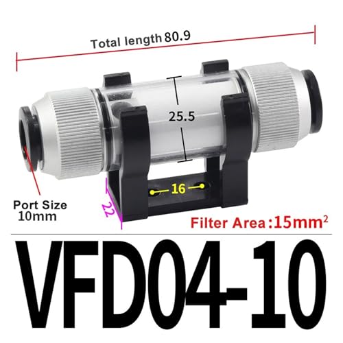 Filtre à vide VFD04-10 connexion rapide étanche - 2