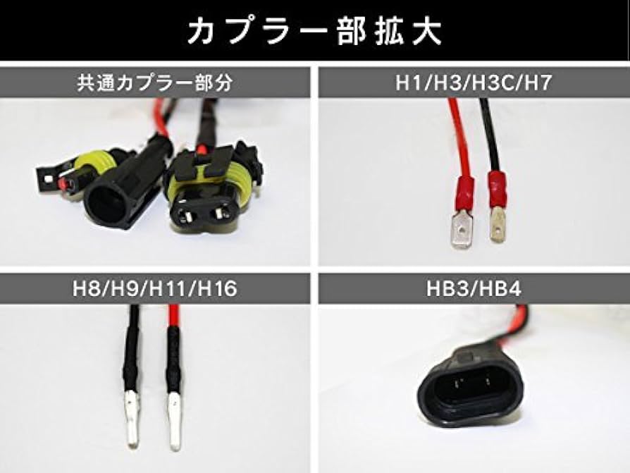 Amazon | 【e-auto fun】55W H3 HIDバルブ 6000K ヘッドライト 2