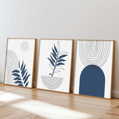 Image of Kalit Kala Decor Boho Art Home Decoration Painting | Paintings With Frame For Living Room Bed Room Hotel Wall Decor Digital Reprint Set of 3 (19X25 inch)