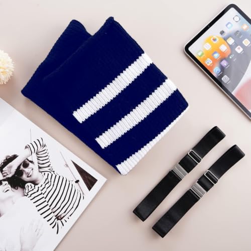 Image of LOUSGUTA Plus Size Thigh High Socks for Thick Thighs- Extra Long Womens Cable Knitted Over Knee High Leg Warmer